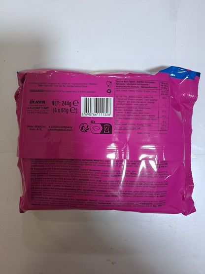 Ulker Kremali Sandwich Biscuits With Strawberry Cream 4 Packs