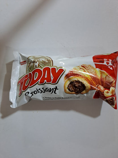 Today Croissant Croissant With Chocolate and Hazelnut Cream Filling