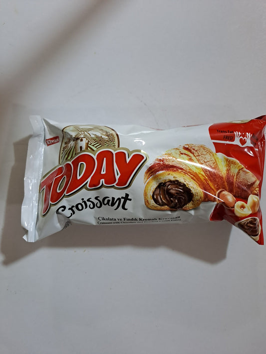 Today Croissant Croissant With Chocolate and Hazelnut Cream Filling