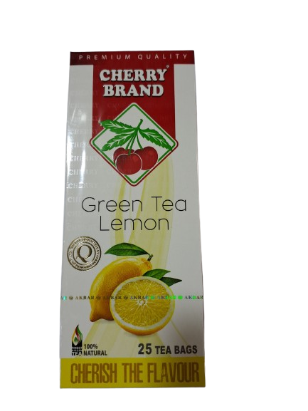 Cherry Brand Green Tea lemon