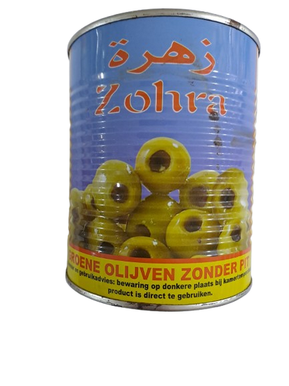 Zohra Groene olijven zonder pit