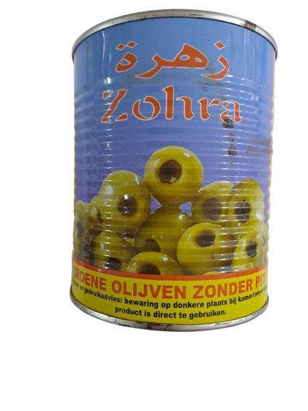 Zohra Groene olijven zonder pit