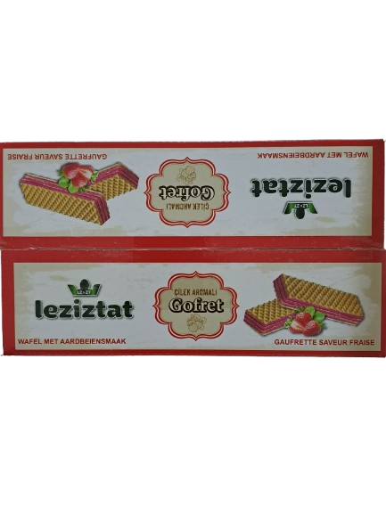 Leziztat Wafel Met Aardbeiensmaak