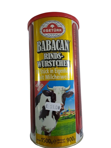 EGeturk Babacan Beef sausages With Milk Proteins