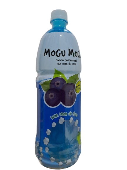 Mogu Mogu Zwarte Bessensmaak 1l