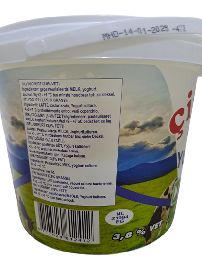 Ciftlik Kaymakli Yogurt 3,8% Vet