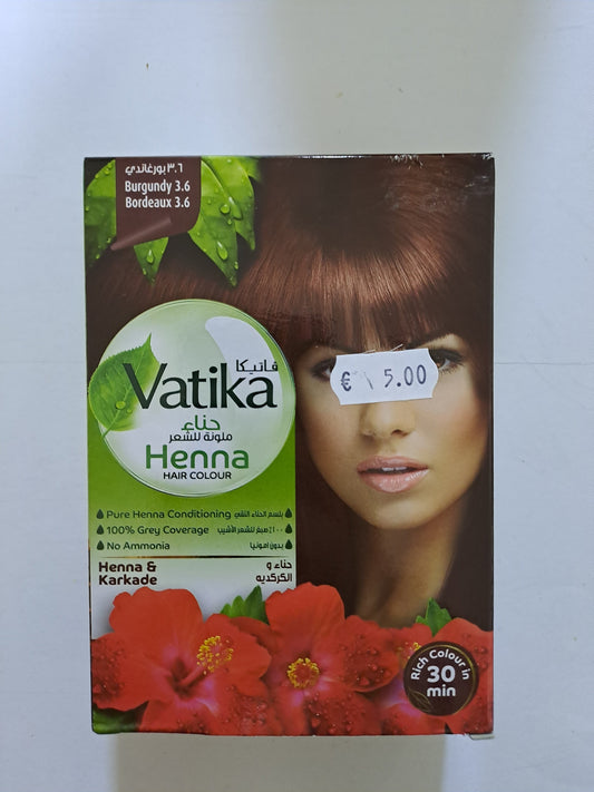 Vatika Henna Haarkleur Bordeaux 3.6