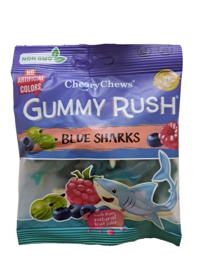 Cheery Chews Blue Sharks Candy