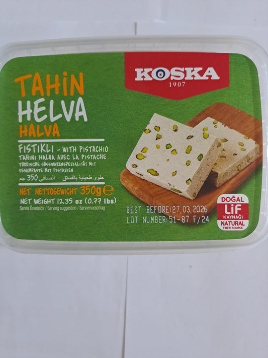 Tahin Helva Halva ( Pistach smaak)