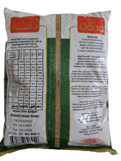 Dana Brown Fine bulgur