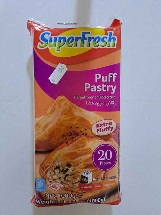 SuperFresh Puff Pastry 20 stuks