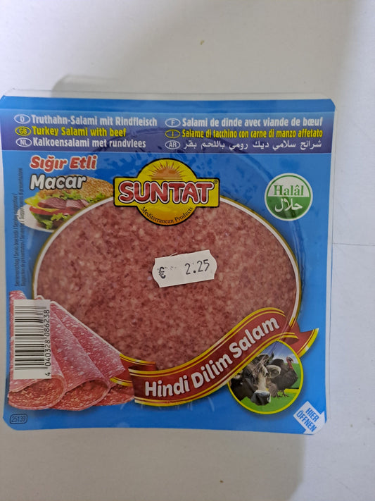 Suntat Kalkoensalami Met Rundvlees