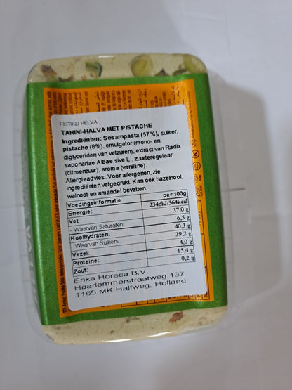 Tahin Helva Halva ( Pistach smaak)