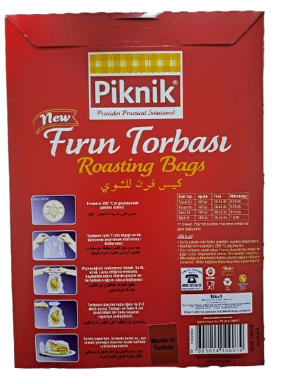 Piknik Roasting Bags 8 Stuks 25×38 cm