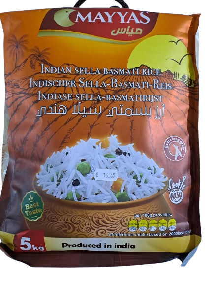 Mayyas Indian Sella Basmati Rice