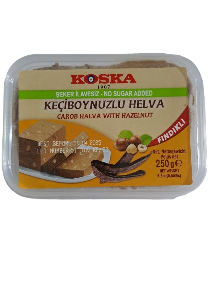 Koska Carob Halva With Hazelnut
