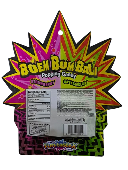 Bloem Bom Bali Popping Candy Watermelon & Strawberry